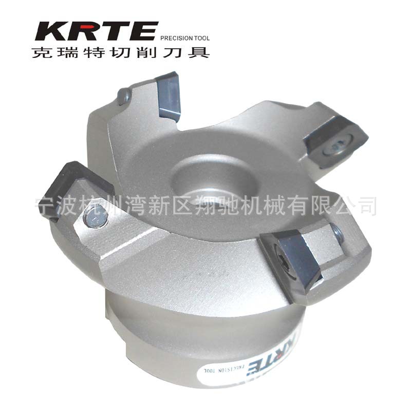 ES45度反转刀盘 左转刀盘 45度铣刀盘 KM12L-50-22-4T铝用刀盘