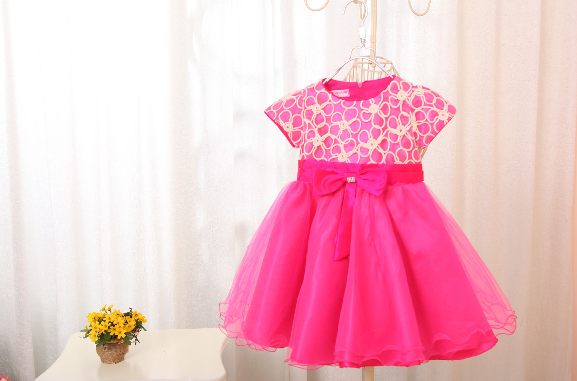 童裙-2014<em>儿童礼服</em>裙公主裙<em>女童</em>礼服婚纱裙 盘