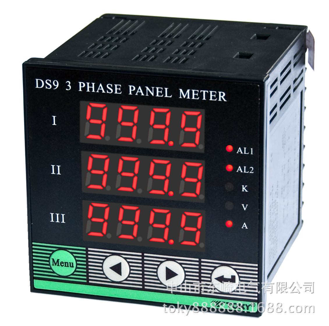 电压测量仪表-DS系列三相电压电流表-电压测