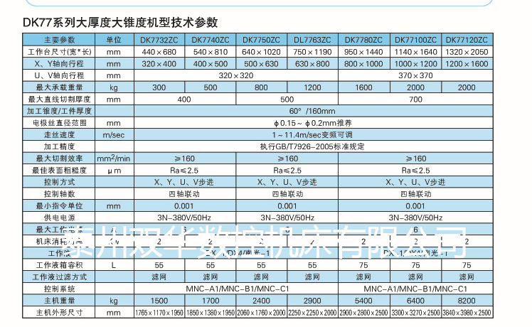 泰州直销 DK77系列大厚度大锥度机型数控机床  专业厂家直销