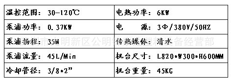 6KW水机参数