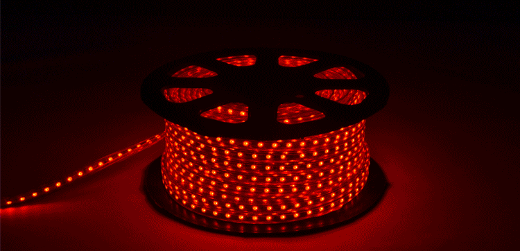 led灯带 5050铜线光带酒店led贴片灯条高低压灯带七彩led灯带批发