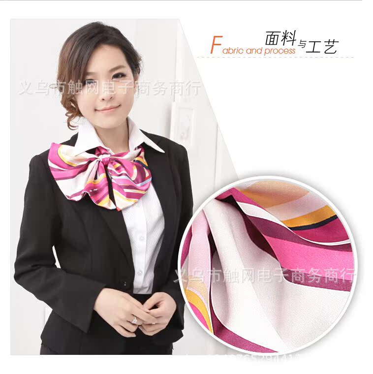 女魔术围巾批发 多色混搭热销 百变丝巾,突破传统丝巾长四方的造型