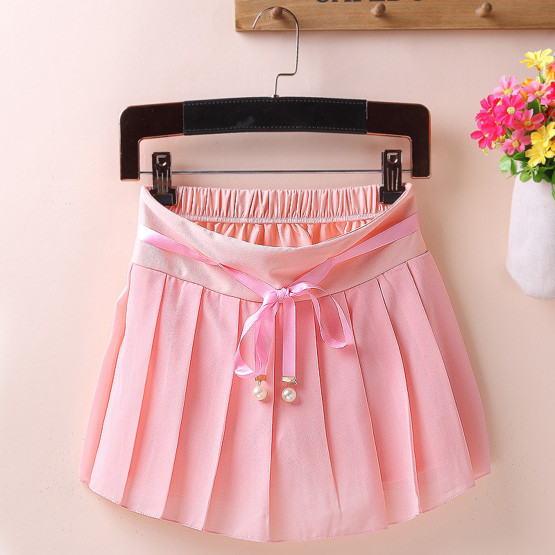 2014日韩版春夏淑女裙 百搭 雪纺百褶<em>裙裤</em> <em>裤裙</em>