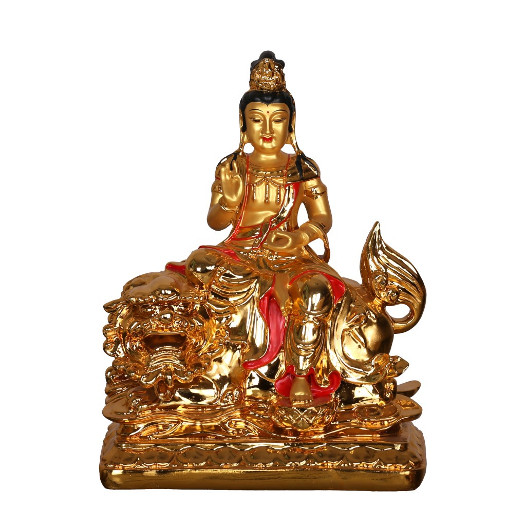 33文殊菩萨沙彩主图