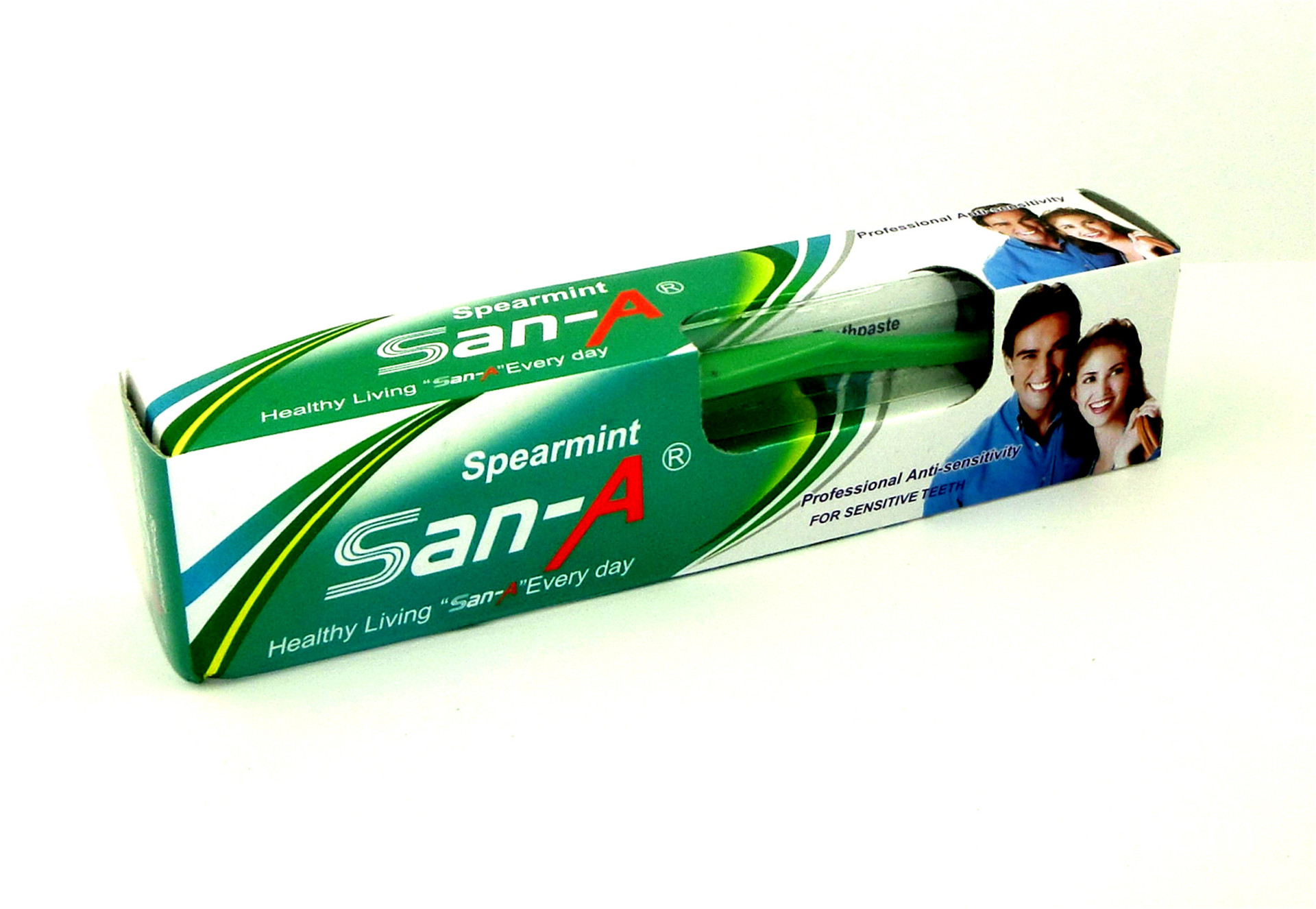 外文包装牙膏 toothpast san - a 120g 带牙刷 外贸出口 厂家直销