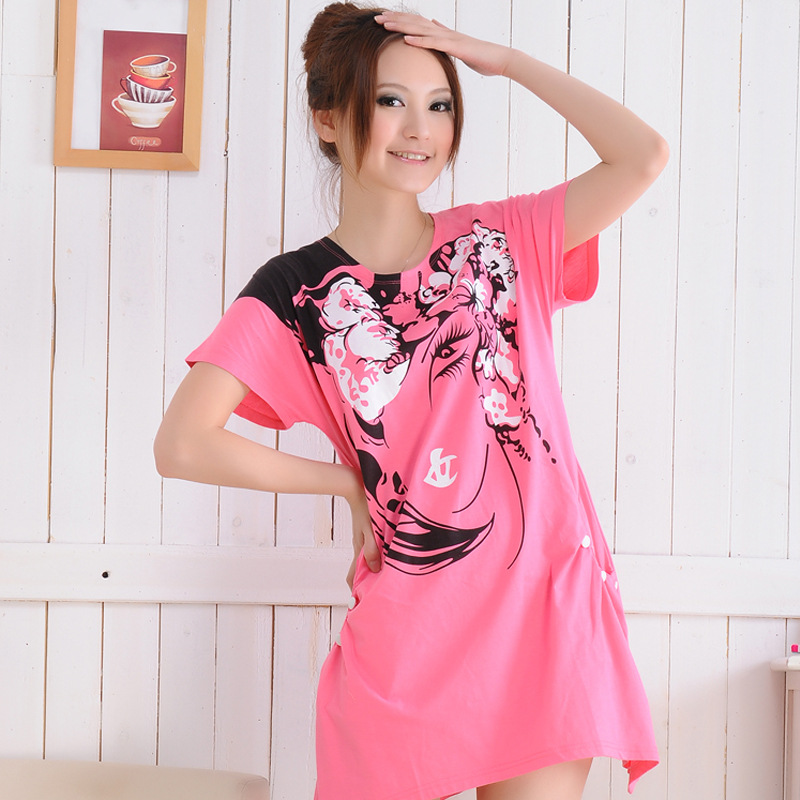 淘宝爆款夏季<em>都市睡衣</em>全棉美女可爱公主睡裙 