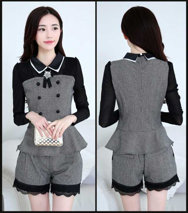 批发采购<em>女式</em>休闲套装-2014大牌<em>春秋两件套</em>衬