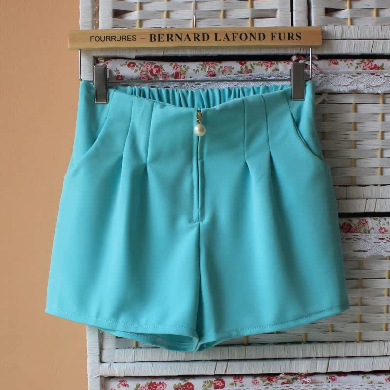 <em>短裤女2014</em>夏装新品韩版修身显瘦休闲热裤百