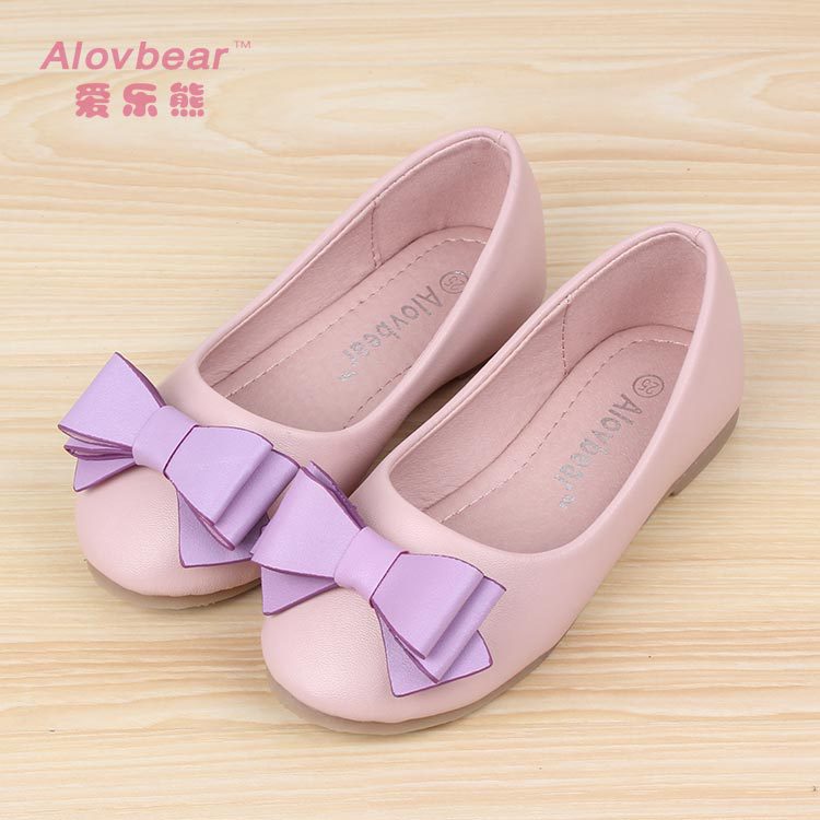 厂家直销爆款春秋季女童单鞋蝴蝶结儿童单鞋韩版公主单鞋 D01-22