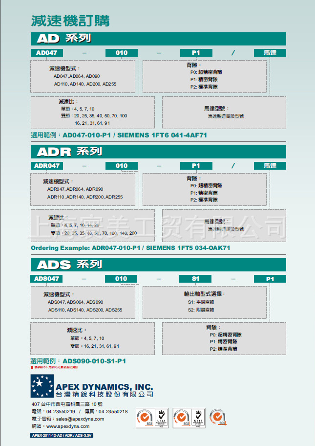 AD选型