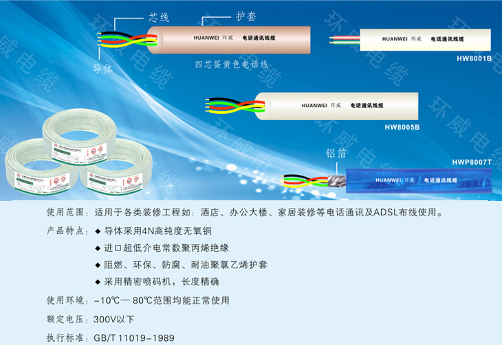 電話通訊線纜系列