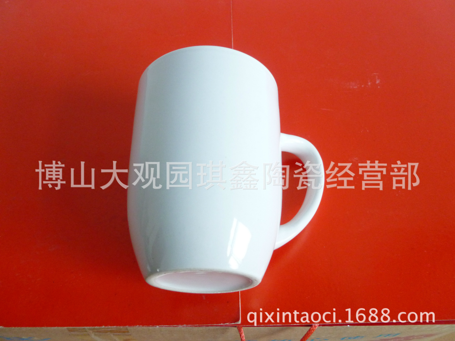 批发采购杯子-厂家加工制作销售炻瓷450毫升鼓