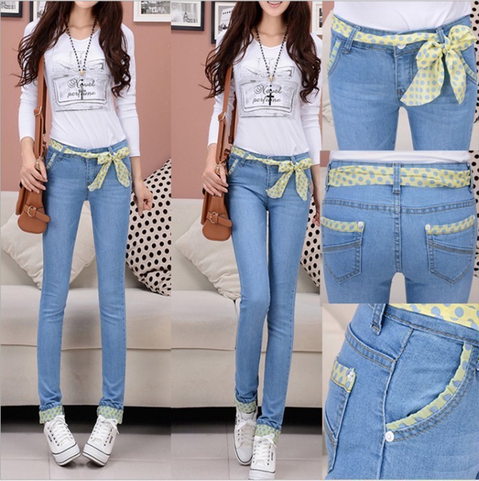 清仓库存服装<em>女装</em>牛仔裤处理 <em>春季</em>地摊热销货