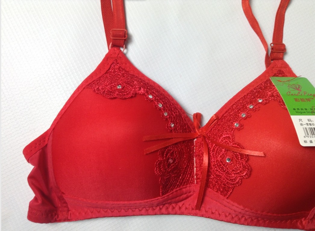 【<em>地摊货</em> 春秋款女士<em>文胸</em>蝴蝶结蕾丝花边 少女