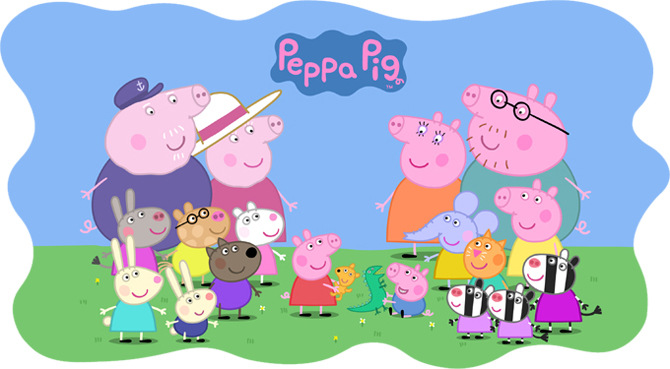 peppa pig 现货 佩佩猪爸爸妈妈猪毛绒玩具公仔 粉红猪小妹 批发