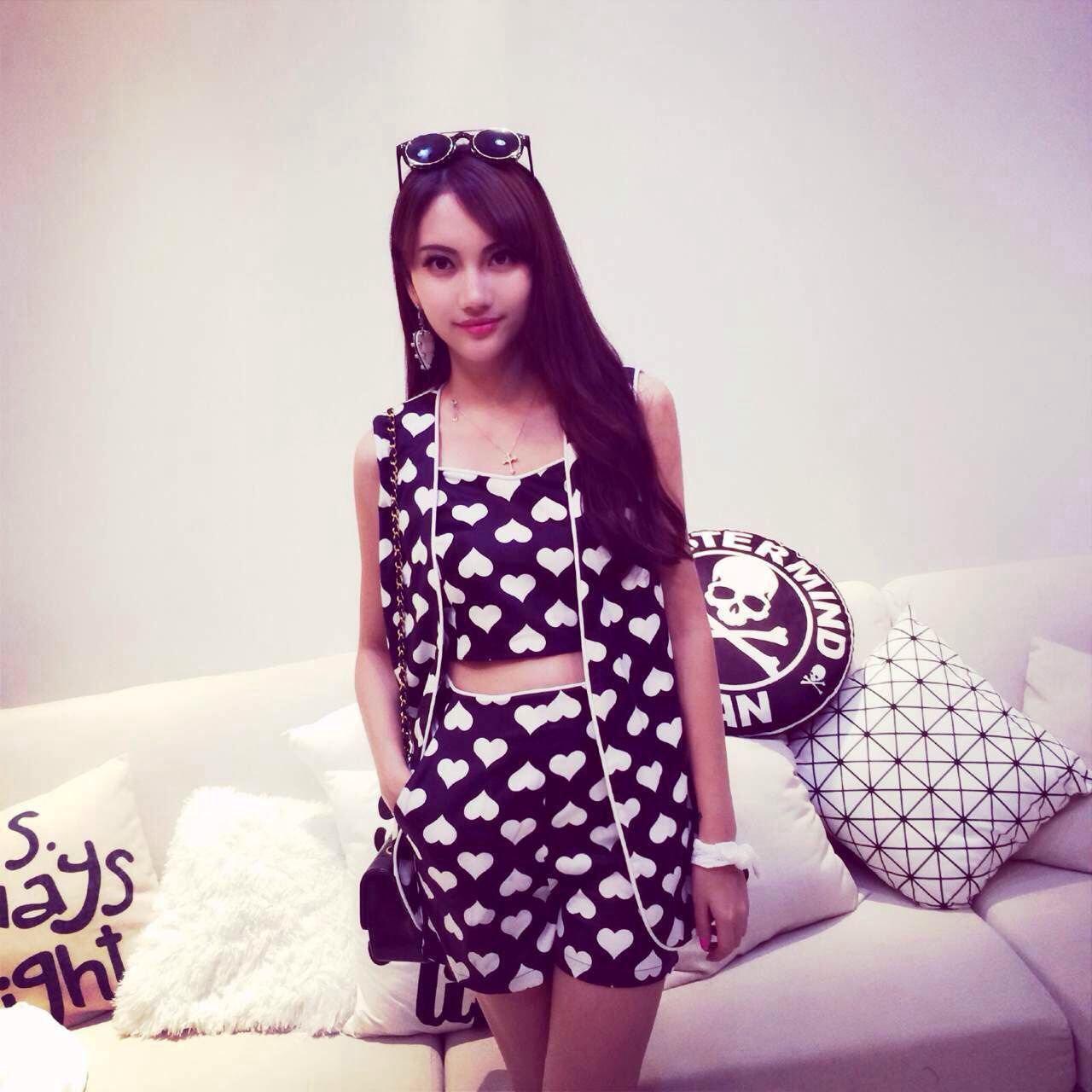 2014夏新款 欧美大牌<em>名媛</em>小<em>香风</em>马甲背心<em>短裤</em>