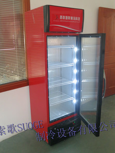 288l冷藏柜保鲜柜展示冰柜冰箱商用单门立式冷饮啤酒饮料展示柜