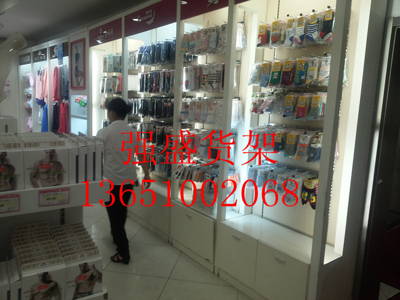 袜子中岛柜钱包柜子 木质展柜展示柜货柜丝袜展台袜裤展示架
