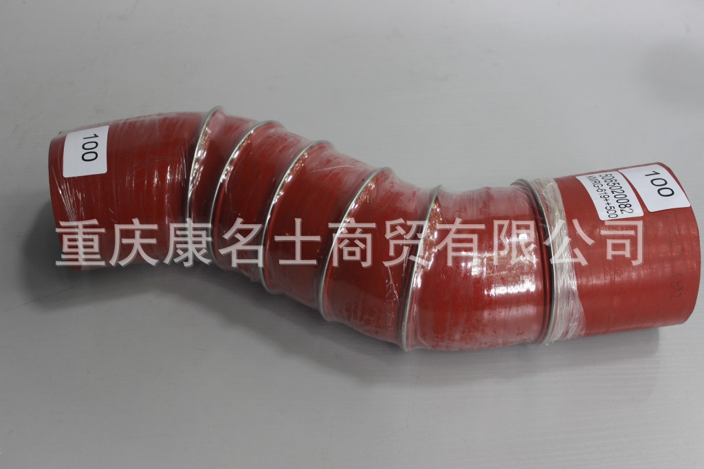 四川硅胶管厂家KMRG-619++500-胶管5065020082-内径100X硅胶管耐热,红色钢丝6凸缘6异型内径100XL490XL430XH240XH250-3