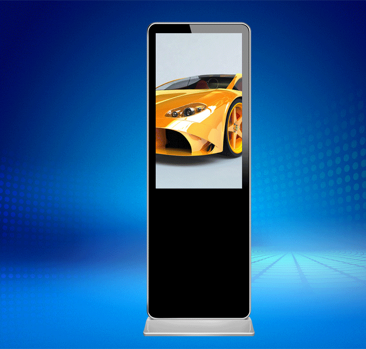 落地广告机55寸立式网络版触摸一体广告机1080p高清广告机