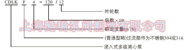 CDLK多级泵型号意义