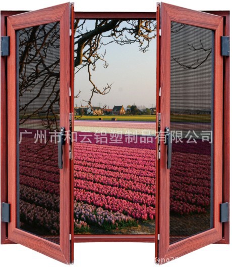 防盗平开门窗系列图片