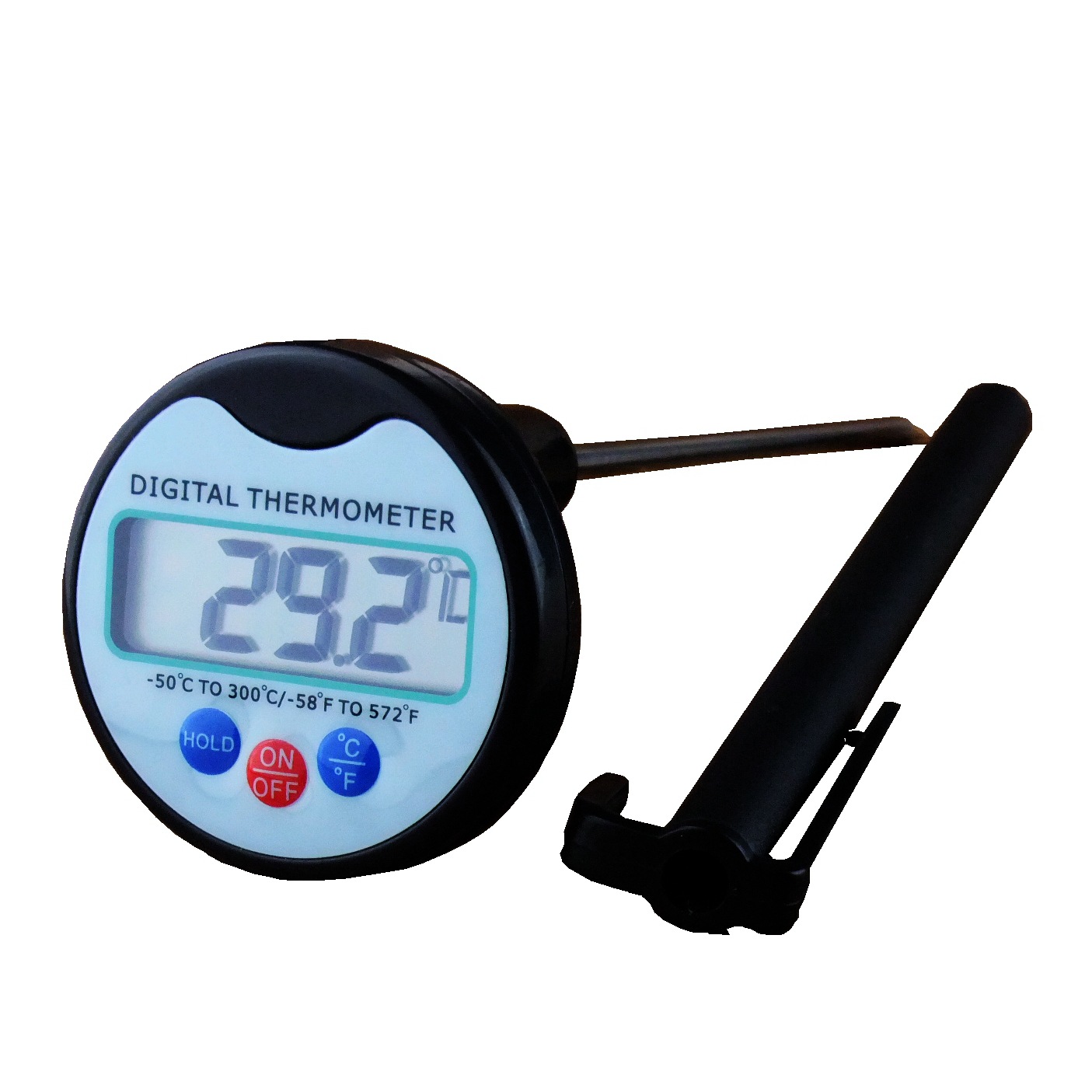 【深圳厂家供应 电子数显耐高温食品温度计 不