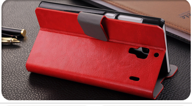 手机套批发 红米手机壳保护套 小米皮套 磁扣疯马纹