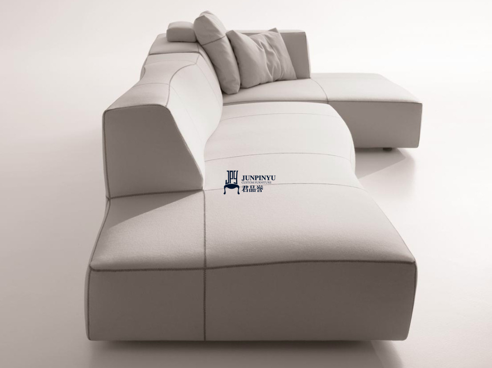 现代风格布艺组合沙发 懒人沙发 创意波浪可置物沙发 支持定做