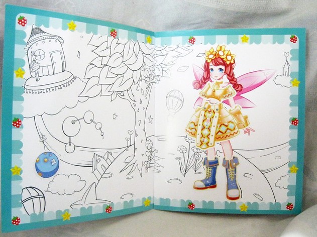 可爱的小公主 <em>卡通美女</em>换装<em>小游戏</em> 贴纸书 动手