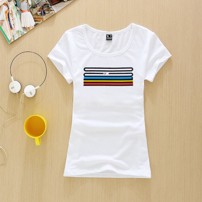 现货供应2014夏季<em>韩版t恤女</em> 全棉白色短袖女式