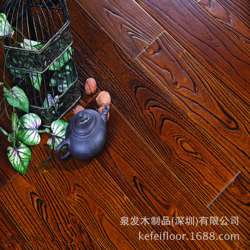 金刚柚拉丝实木地板
