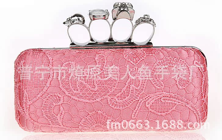 D55骷髏頭蕾絲包