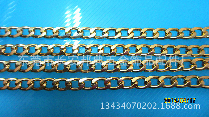 广东东莞现货供应各款金属链条 铝链 不锈钢链 diy饰品配件