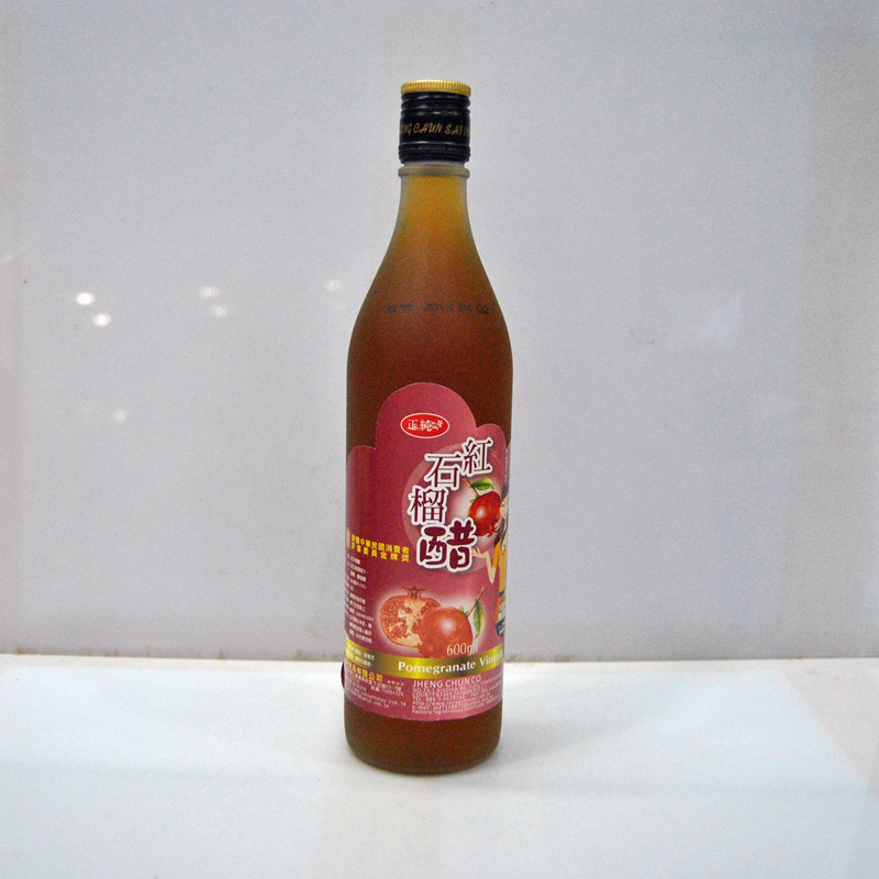 台湾 正纯 红石榴醋 600ml*12瓶\/箱 图片
