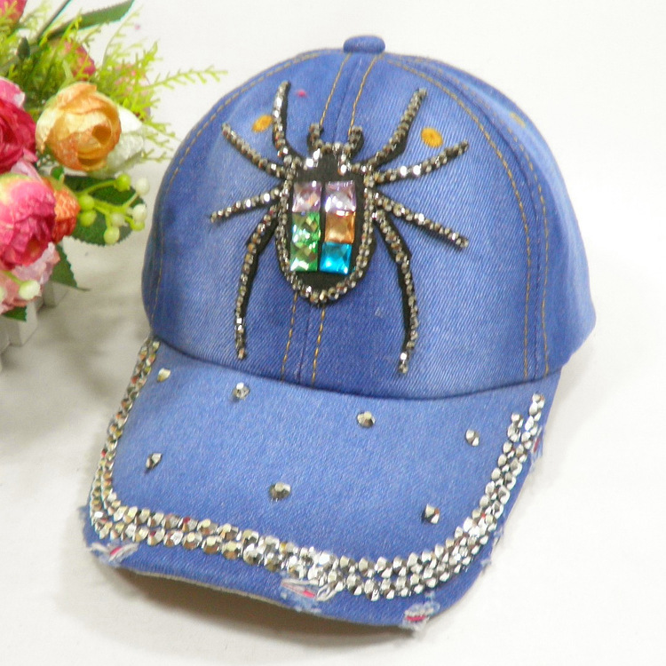 批发采购帽子-帽子批发新款韩国女牛仔棒球帽