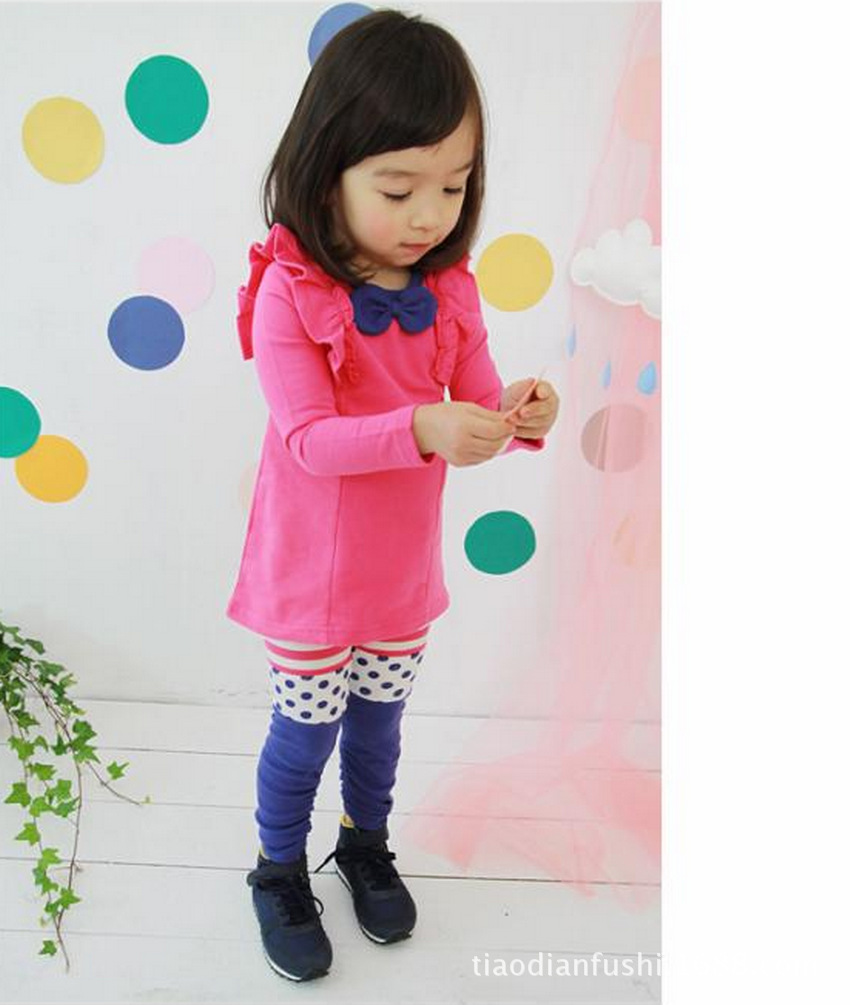 服装加工-一件代发韩国童装2014春季女童纯棉