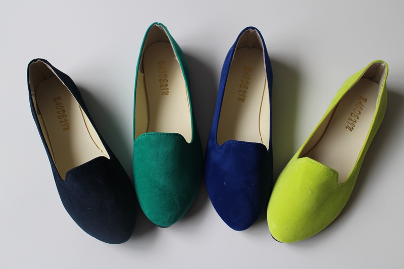 womens suede flats