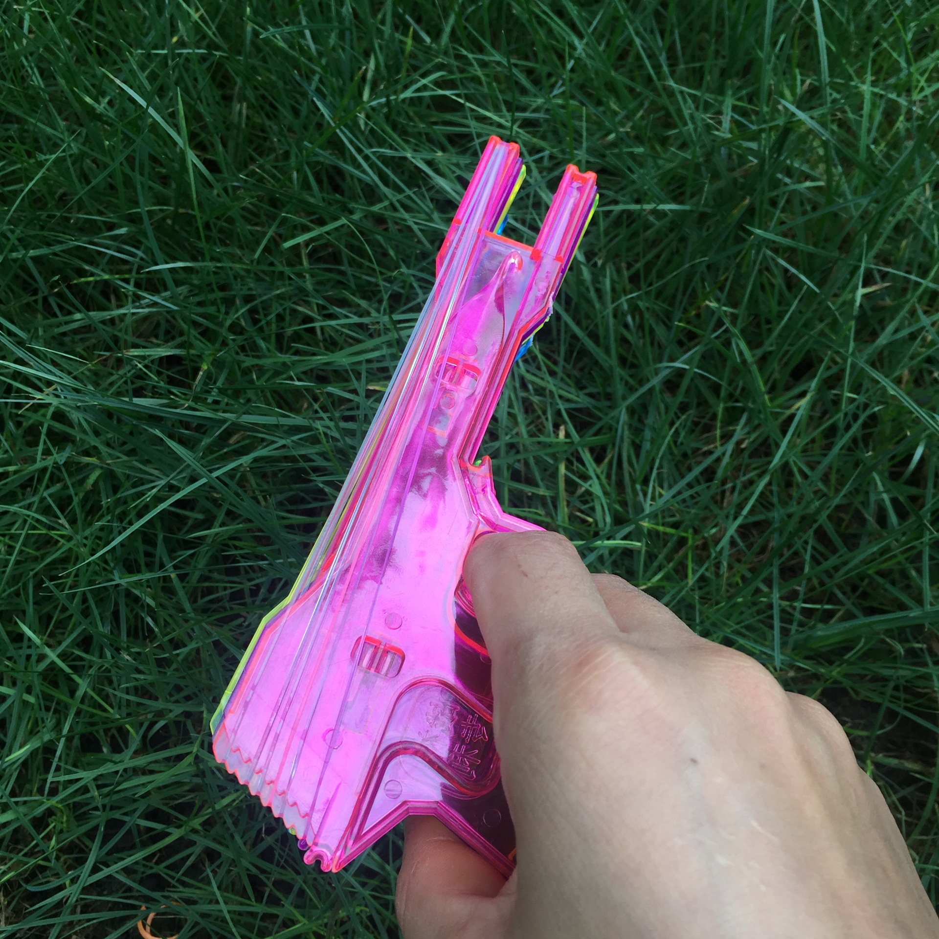 水晶皮筋枪 儿童玩具趣味玩具 橡皮筋枪 儿时记忆 经典怀旧