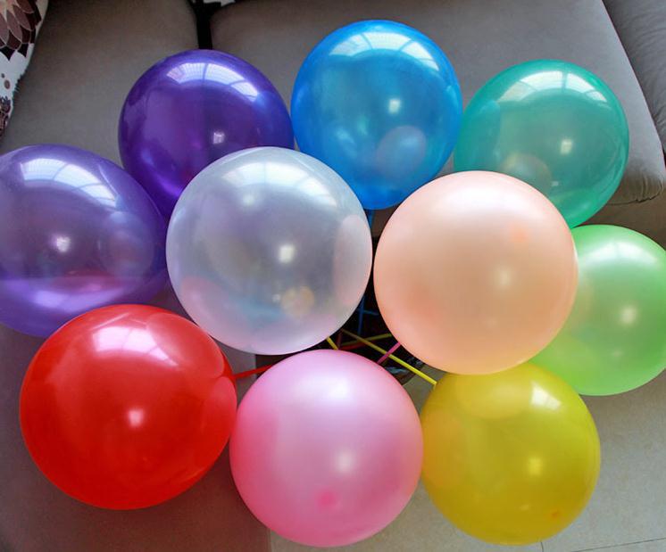【圆形气球】加厚1.2珠光婚房婚礼派对结婚庆装饰气球小额批发