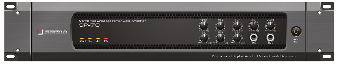 音频合并式广播放大器