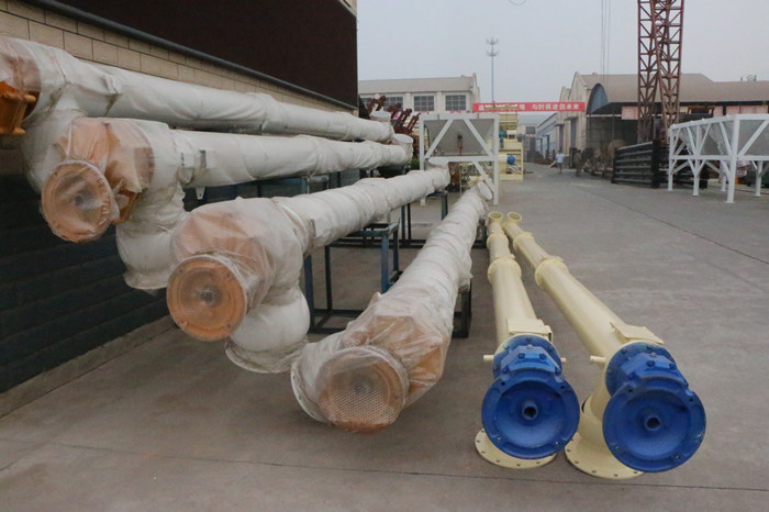 管体螺旋混凝土输送机 螺旋输送机 2.5米螺旋机 yu