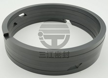 活塞环超高压压缩机四氟密封件ptfe peek耐高压Φ130×Φ110×8