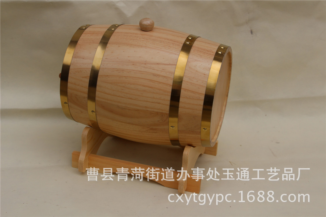 10l红酒木桶大量供应啤酒桶葡萄酒木桶装饰木桶大酒桶