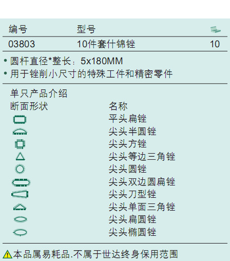 世达03803参数