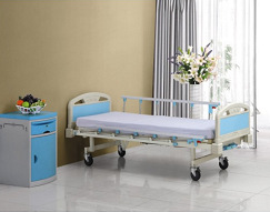 佛山厂家直销双摇护理床 手动护理床 配标准轮