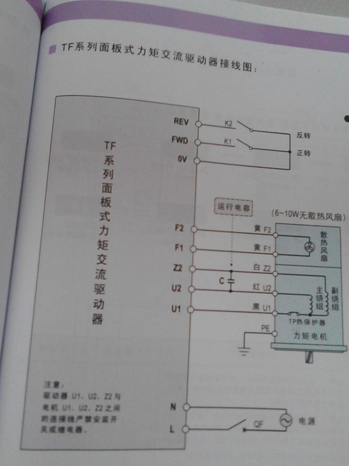 jscc精研 tf100e面板式力矩调速器 6w-40w(力矩电机)