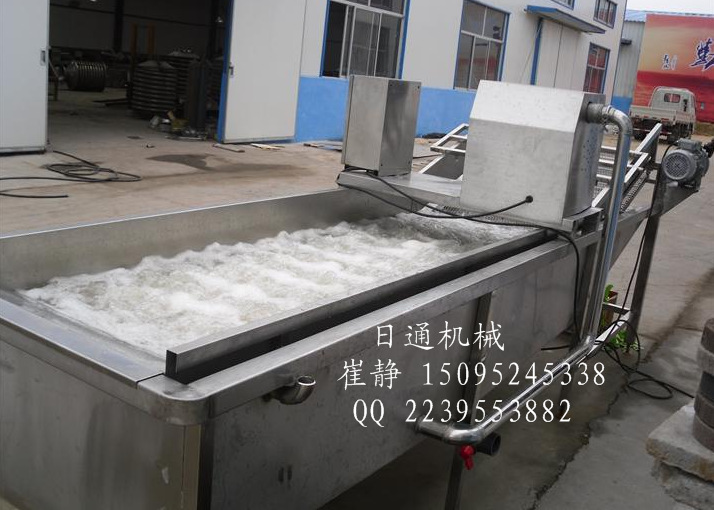 运行中气泡清洗机