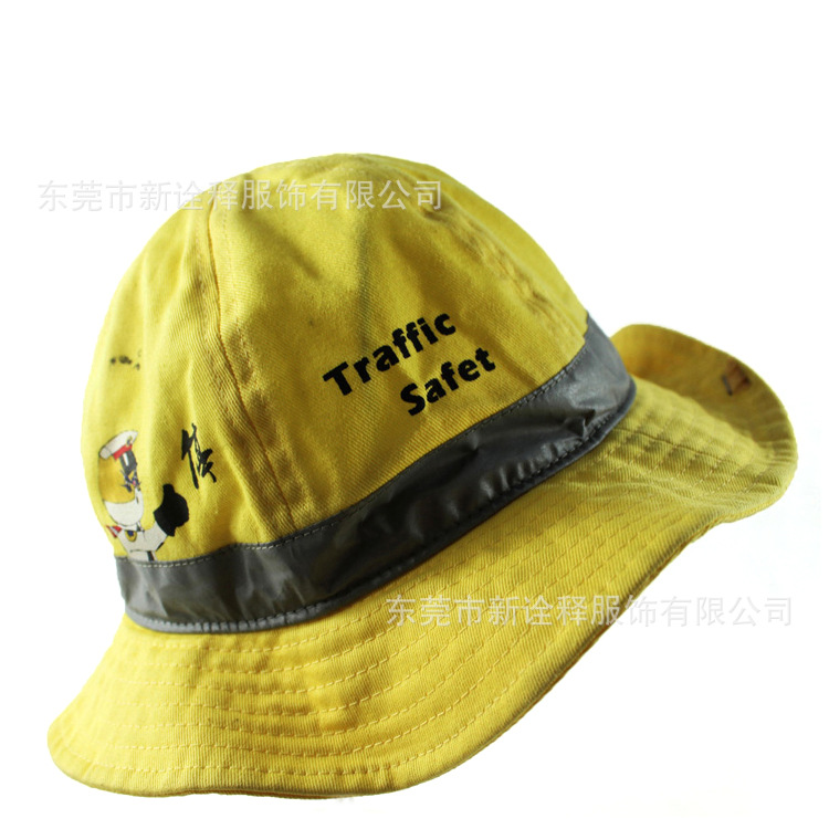 黑猫警长米老鼠卡哇伊卡通儿童渔夫帽防晒遮阳夏天渔夫帽沿边帽厂